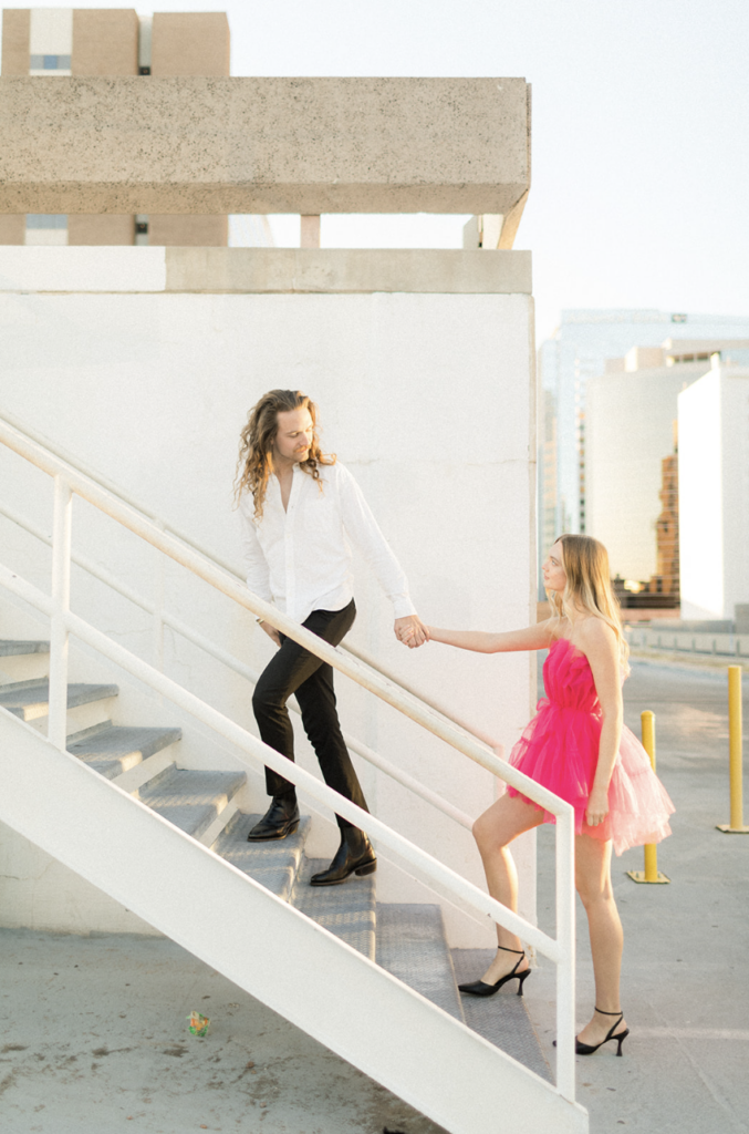 Downtown Phoenix Engagement Photoshoot